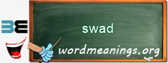 WordMeaning blackboard for swad